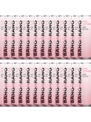BANGARANG PINK LEMONADE HARD SELTZER 24 X Can 473 ml