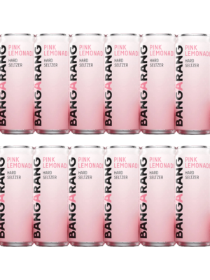 BANGARANG PINK LEMONADE HARD SELTZER 12 X Can 473 ml