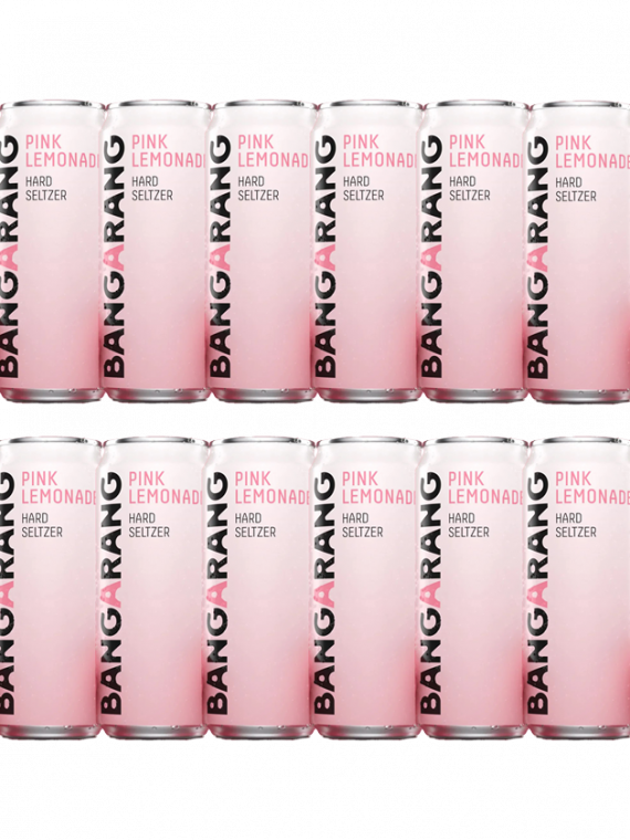 BANGARANG PINK LEMONADE HARD SELTZER 12 X Can 473 ml The Beer Man