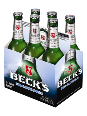 BECKS NON ALCOHOLIC 0.0 6 X Bottle 330 ml