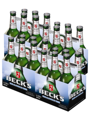 BECKS NON ALCOHOLIC 0.0 24 X Bottle 330 ml