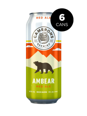 CAMERONS AMBEAR RED ALE 6 X Can 473 ml