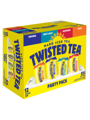 TWISTED TEA MIXED PACK IMPORT 12 X Can 355 ml