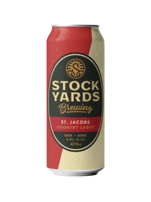 STOCKYARDS ST JACOBS COUNTRY LAGER 1 X Can 473 ml