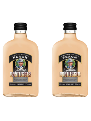 JOHNY BOOTLEGGER SYNDICATE CITY SOUR PEACH 2 X Bottle 200 ml