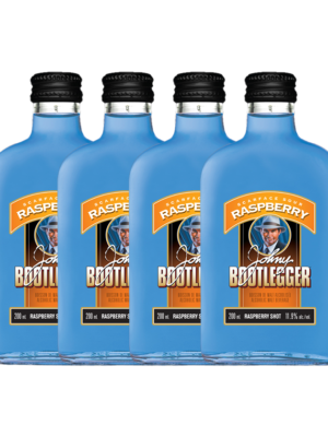 JOHNY BOOTLEGGER SCARFACE SOUR RASPBERRY 4 X Bottle 200 ml