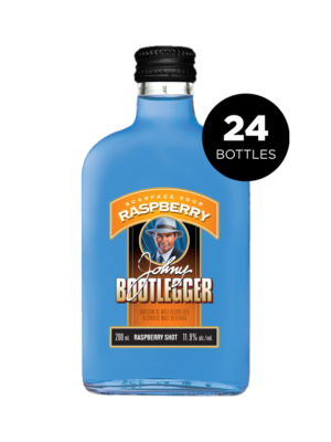 JOHNY BOOTLEGGER SCARFACE SOUR RASPBERRY 24 X Bottle 200 ml