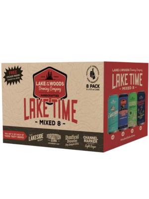 LAKE OF THE WOODS LAKE TIME MIXED PACK 8 X Can 473 ml