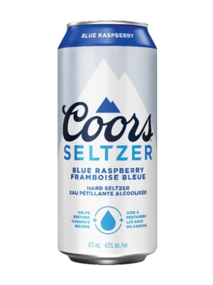 COORS SELTZER BLUE RASPBERRY 1 X Can 473 ml
