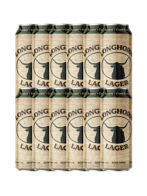 FARMERS CREED BEER LONGHORN LAGER 12 X Can 473 ml