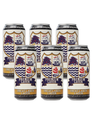 GREAT LAKES LAGER 6 X Can 473 ml