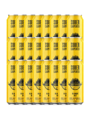 SOBER CARPENTER NON-ALCOHOLIC CRAFT BLONDE ALE 24 X Can 473 ml