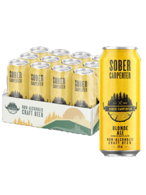 SOBER CARPENTER NON-ALCOHOLIC CRAFT BLONDE ALE 12 X Can 473 ml