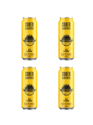 SOBER CARPENTER NON-ALCOHOLIC CRAFT BLONDE ALE 4 X Can 473 ml