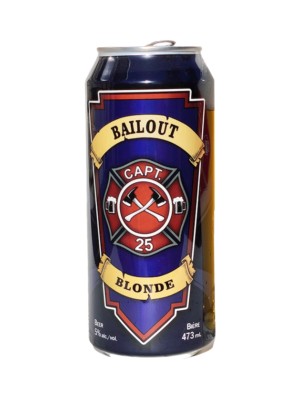 CAPT25 BAILOUT BLONDE CRAFT BEER 1 X Can 473 ml