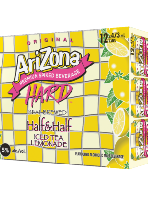 ARIZONA HARD HALF N HALF ICED TEA LEMONADE 12 X Can 473 ml
