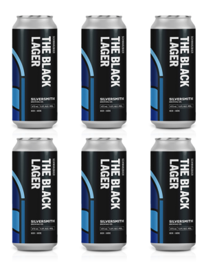 SILVERSMITH THE BLACK LAGER 6 X Can 473 ml