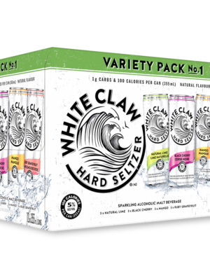 WHITE CLAW HARD SELTZER VARIETY PACK 12 X Can 355 ml