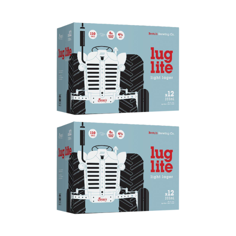 BEAU'S LUG LITE LAGER 24 X Can 355 ml