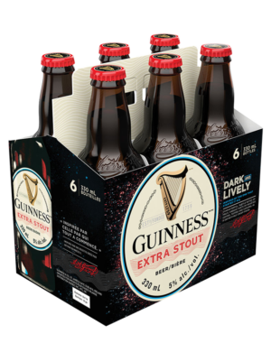 GUINNESS EXTRA STOUT 6 X Bottle 330 ml