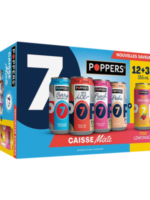 POPPERS 12+3 MIX PACK 15 X Can 355 ml