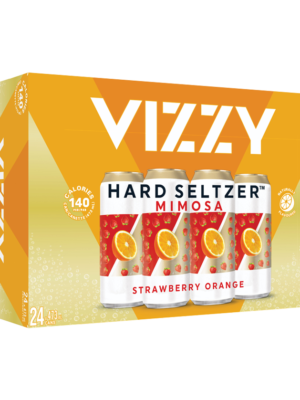 VIZZY MIMOSA STRAWBERRY ORANGE MALT 24 X Can 473 ml
