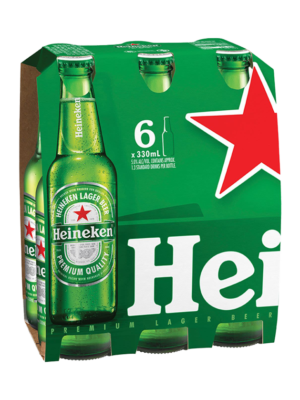 HEINEKEN NV 6 X Bottle 330 ml