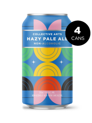 COLLECTIVE ARTS NON-ALCOHOLIC HAZY PALE ALE 4 X Can 355 ml