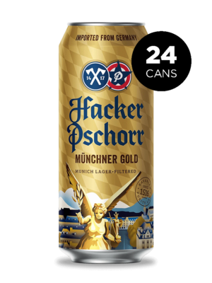 HACKER-PSCHORR MUNICH GOLD LAGER 24 X Can 500 ml