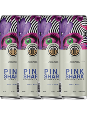 PINK SHARK BELGIAN LAGER 4 X Can 473 ml