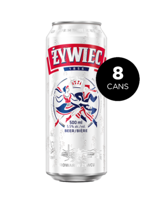 ZYWIEC BEER 8 X Can 500 ml