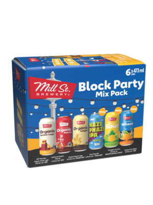 MILL STREET BLOCK PARTY MIX PACK 2024 6 X Can 473 ml