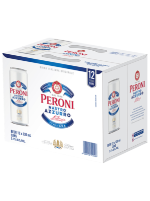 PERONI NASTRO AZZURRO 12 X Can 330 ml