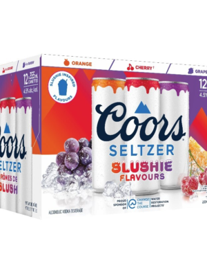COORS SELTZER SLUSHIE FLAVOR PACK 12 X Can 355 ml