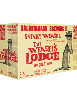 SNEAKY WEASEL LAGER 24 X Can 355 ml