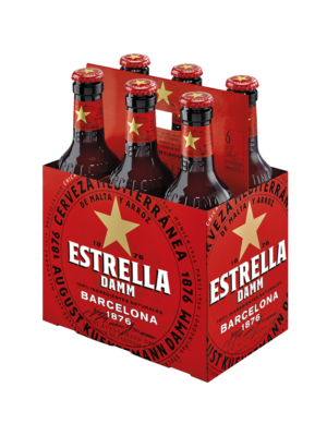 ESTRELLA DAMM 6 X Bottle 330 ml