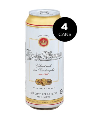 KONIG PILSENER 4 X Can 500 ml