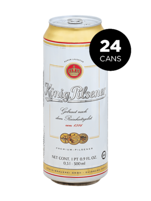 KONIG PILSENER 24 X Can 500 ml