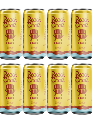 BEACH CHAIR LAGER 8 X Can 473 ml