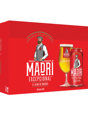 MADRI EXCEPCIONAL LAGER 24 X Can 473 ml
