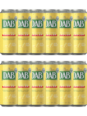 DAB LEMON RADLER UNFILTERED 12 X Can 500 ml