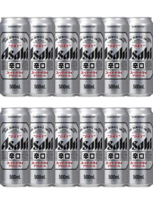 ASAHI SUPER DRY 12 X Can 500 ml