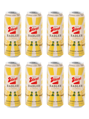 STIEGL ZITRONE LEMON RADLER 8 X Can 500 ml