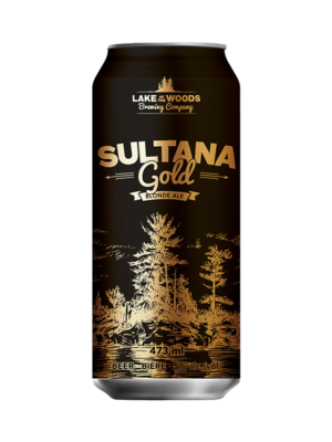 LAKE OF THE WOODS SULTANA GOLD BLONDE ALE 1 X Can 473 ml