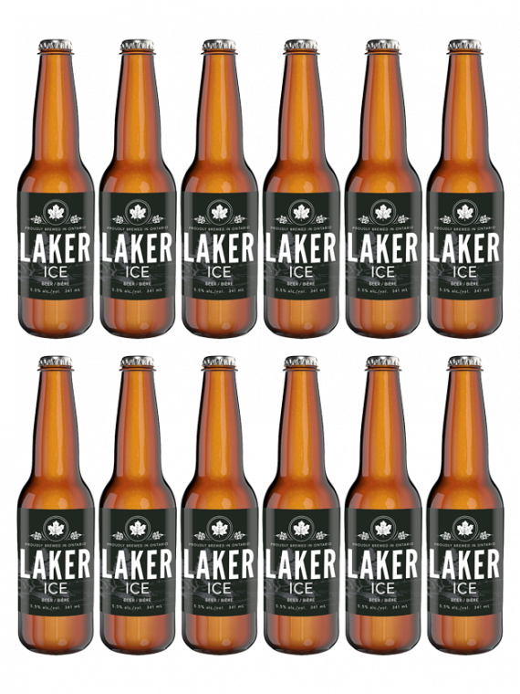 LAKER ICE 12 X Bottle 341 ml The Beer Man