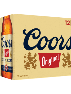 COORS ORIGINAL 12 X Bottle 341 ml
