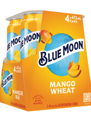BLUE MOON MANGO WHEAT 4 X Can 473 ml