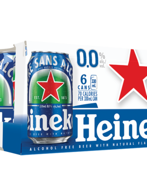 HEINEKEN 0.0 6 X Can 330 ml