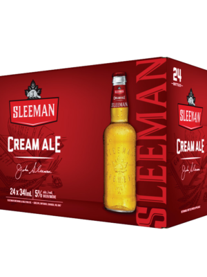SLEEMAN CREAM ALE 24 X Bottle 341 ml