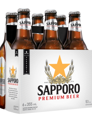SAPPORO 6 X Bottle 355 ml